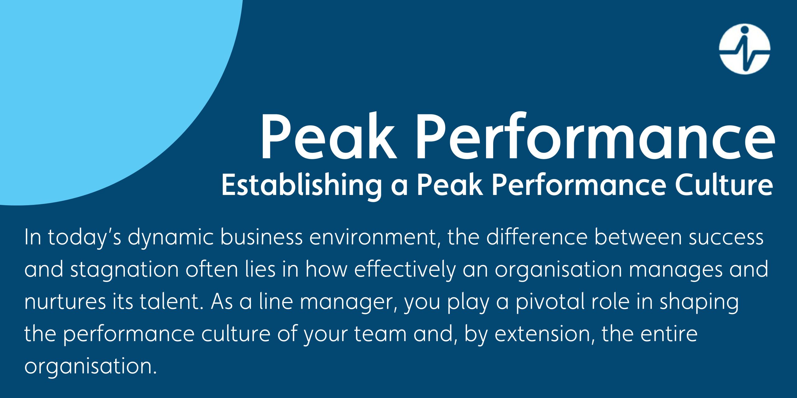 Peak Performance | Establishing a Peak Performance Culture