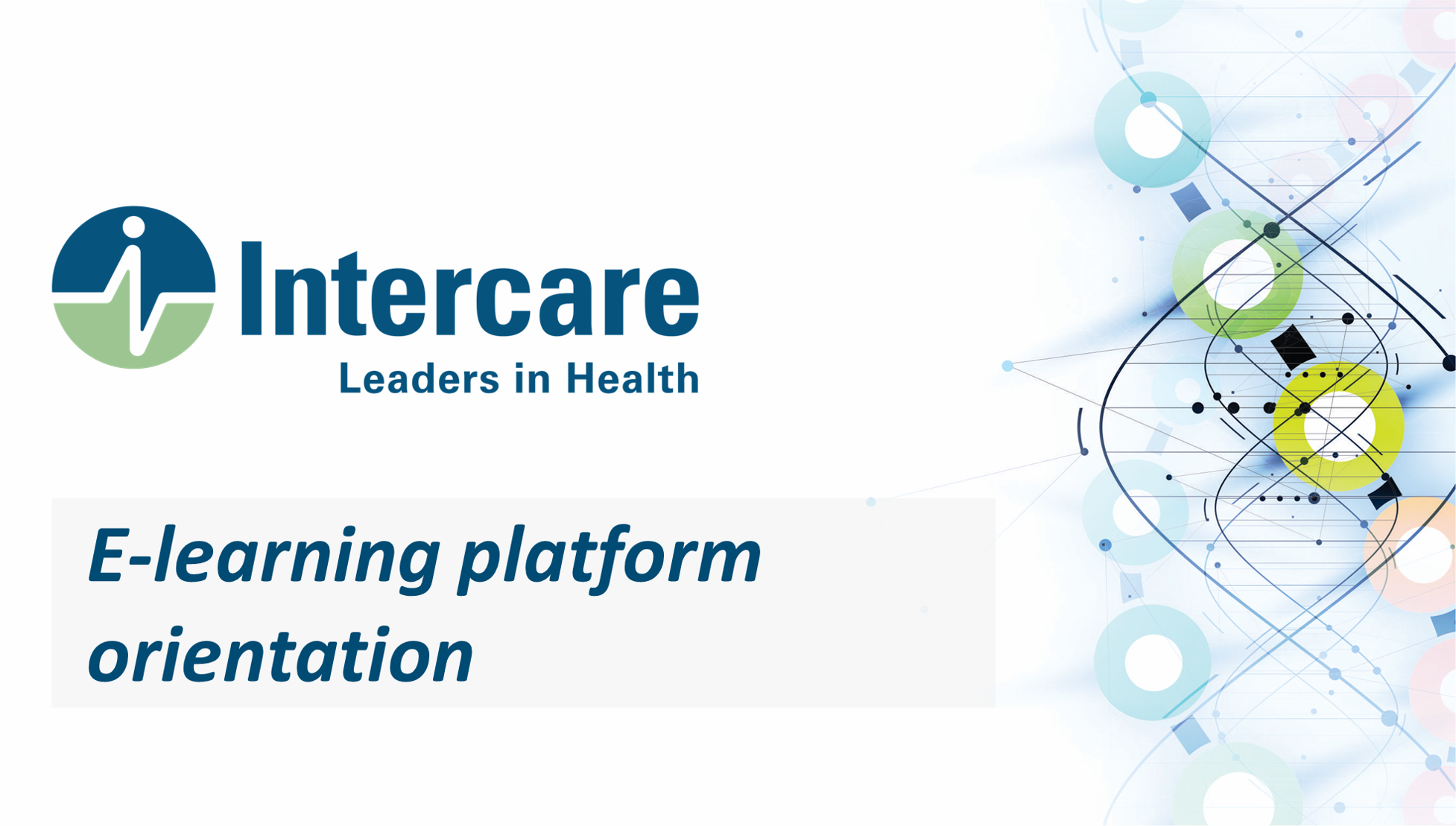 E-learning Platform Orientation